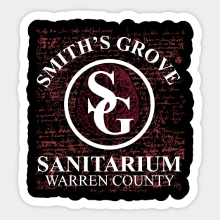 Smiths Grove Sanitarium - Warren County Sticker